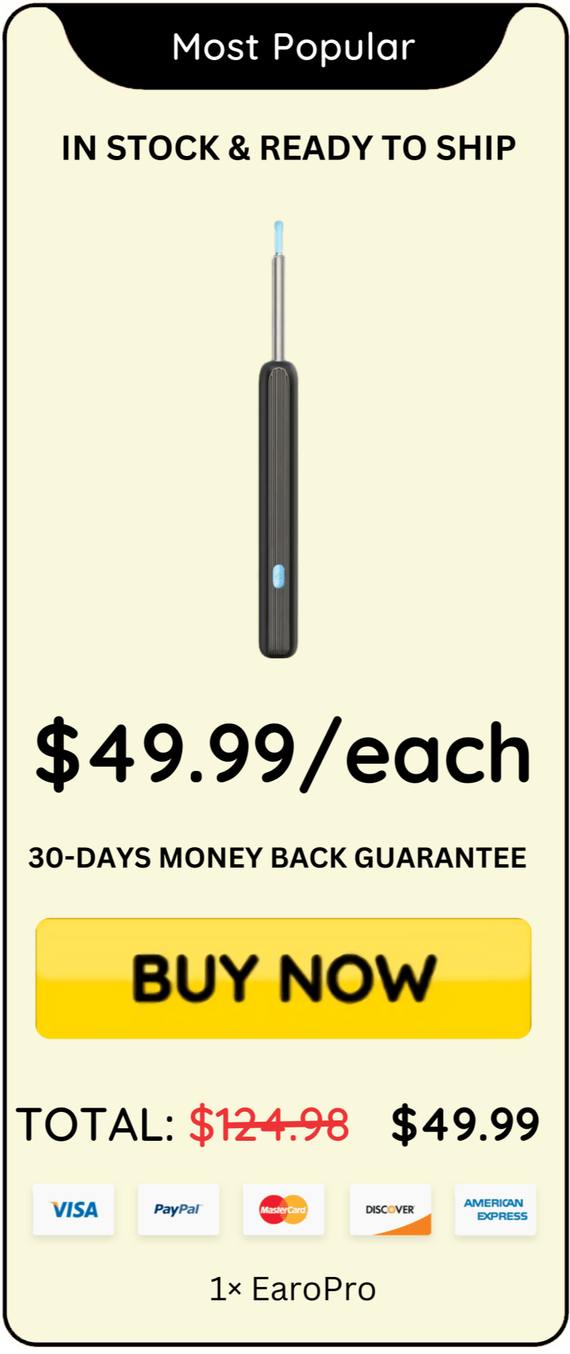 EaroPro offer price 